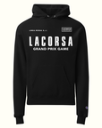 Lacorsa Racing Board Game White Team Graphic Drivers Champion Heavyweight Hoodie