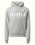 Lacorsa Racing Board Game White Team Graphic Drivers Champion Heavyweight Hoodie