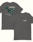 Lacorsa Racing Board Game Double Stripe Replica Premium Dark T-Shirt