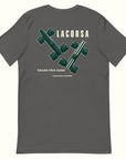 Lacorsa Racing Board Game Double Stripe Replica Premium Dark T-Shirt