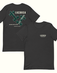 Lacorsa Racing Board Game Double Stripe Replica Premium Dark T-Shirt