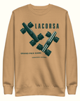Lacorsa Racing Board Game Double Stripe Classic Heavyweight Sweatshirt