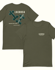 Lacorsa Racing Board Game Double Stripe Replica Premium Dark T-Shirt
