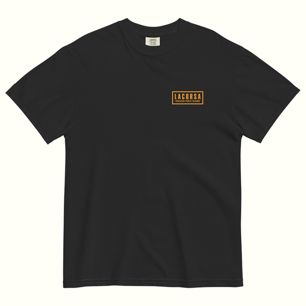 Lacorsa Racing Board Game Papaya 1968 Drivers Heavyweight T-Shirt