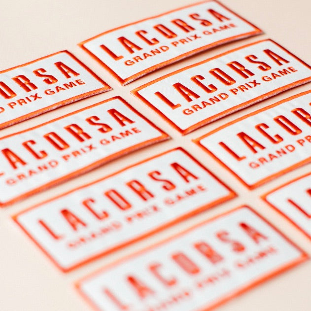 Lacorsa Embroidered Patch - LACORSA Grand Prix Game