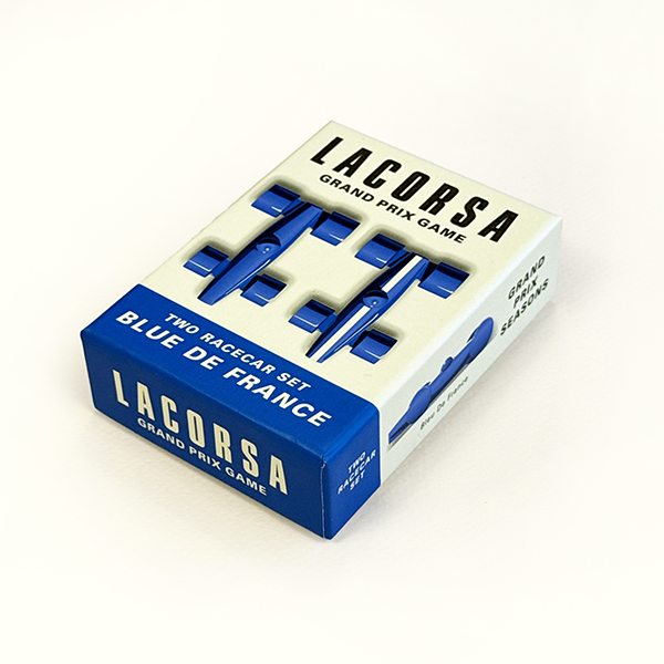Lacorsa Racecar Set: Bleu De France - lacorsagame.com
