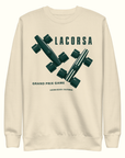 Lacorsa Racing Board Game Double Stripe Classic Heavyweight Sweatshirt