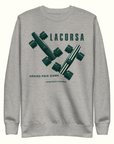 Lacorsa Racing Board Game Double Stripe Classic Heavyweight Sweatshirt