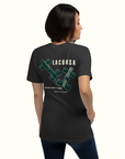 Lacorsa Racing Board Game Double Stripe Replica Premium Dark T-Shirt