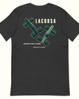 Lacorsa Racing Board Game Double Stripe Replica Premium Dark T-Shirt