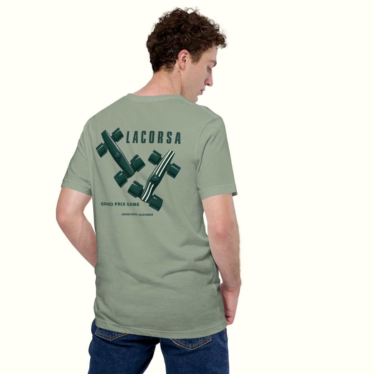 Lacorsa Racing Board Game Double Stripe Replica Premium Light T-Shirt