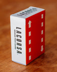 Lacorsa playing cards tuck box on a wood table