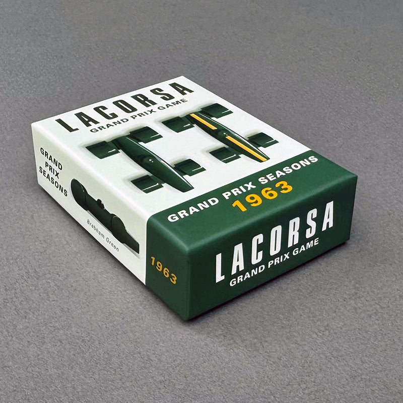 Green and light green Race car set box