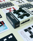 Lacorsa Grand Prix Seasons 1967 model car set with packaging on a light surface with cards.