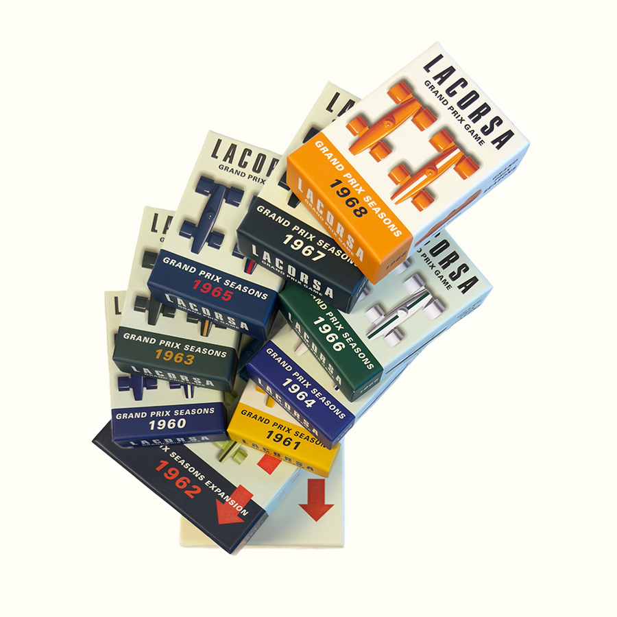 Lacorsa Grand Prix Racing Board Game + Full Expansion Bundle