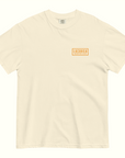 Ivory Tee shirt with Lacorsa Logotype on chest on a White Background