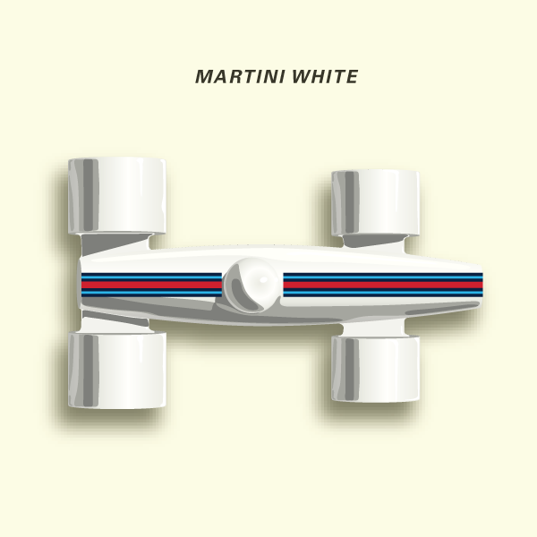 Lacorsa Martini White Racecar