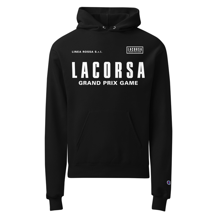 LACORSA Racing (White Print) Unisex Premium Champion Hoodie