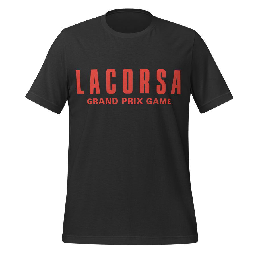 Lacorsa Red Logotype Print Unisex Premium Tee